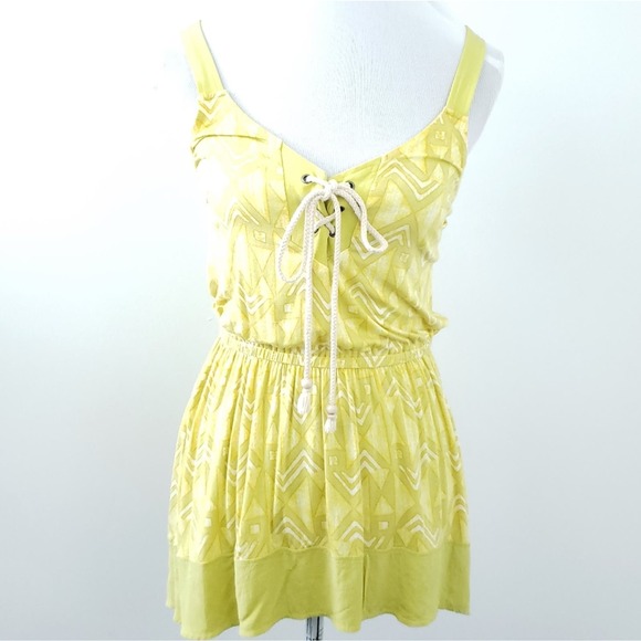 Plenty Tracy Reese Yellow Green Boho Sleeveless - Picture 1 of 9